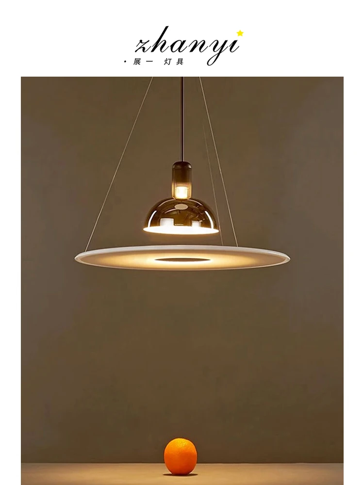 

Italian designer restaurant chandelier, Danish creative bar, bedroom, minimalist modern minimalist UFO decorative lighting