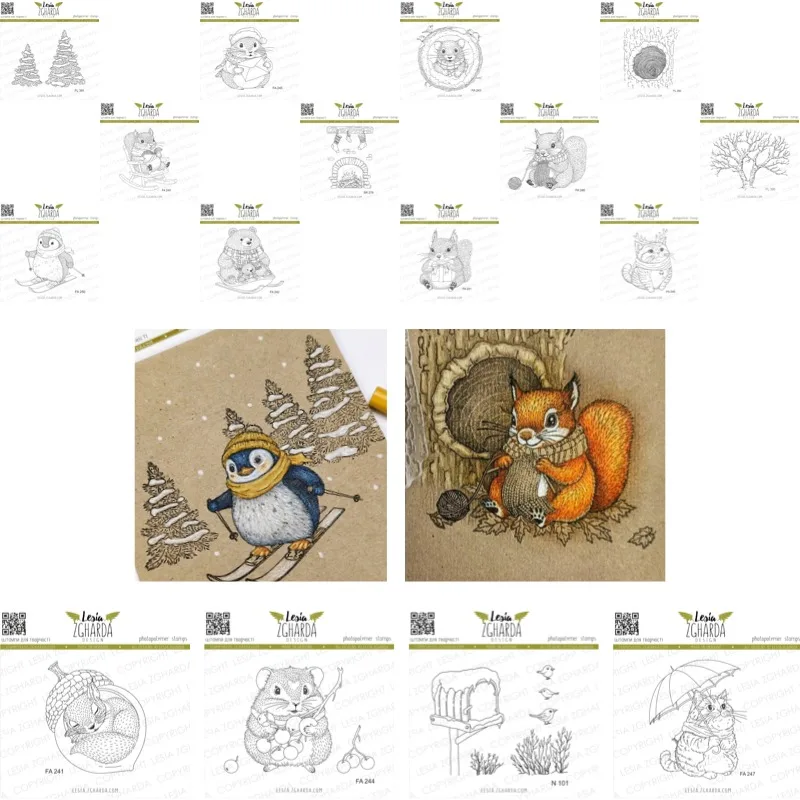 Leafless Tree Cute Cat Under an Umbrella Clear Silicone Stamps New Arrival 2026 DIY Molds Scrap Booking Paper Making Cuts Crafts