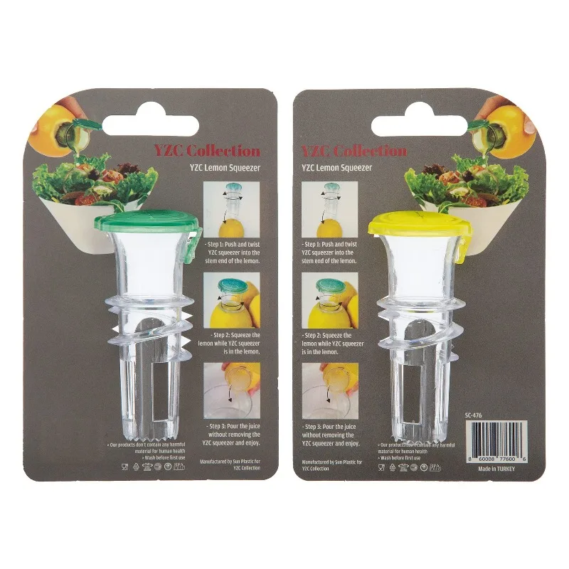 Portable Juice Extractor Lemon Squeezer Lightweight Juices Washable Manual Juices Reamer Tools Built in Filter for Lemon Orange