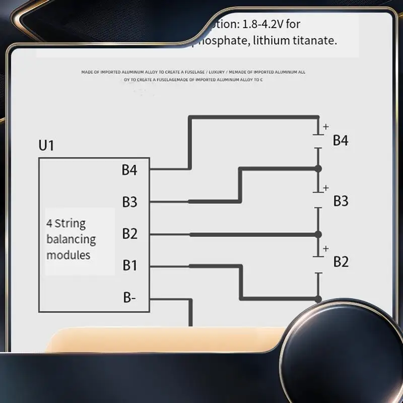 

5.5A Current Active Balancer 10S Equalizer Lithium Lifepo4 LTO Lithium Battery Active Equalizer Balance Board Easy Install-N