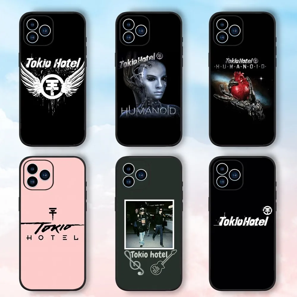 Band Tokio Hotel Phone Case For Samsung Galaxy S24 S23 S22 S21 S20 FE S10 S9 S10E Plus Ultra Lite 5G Black Phone Case