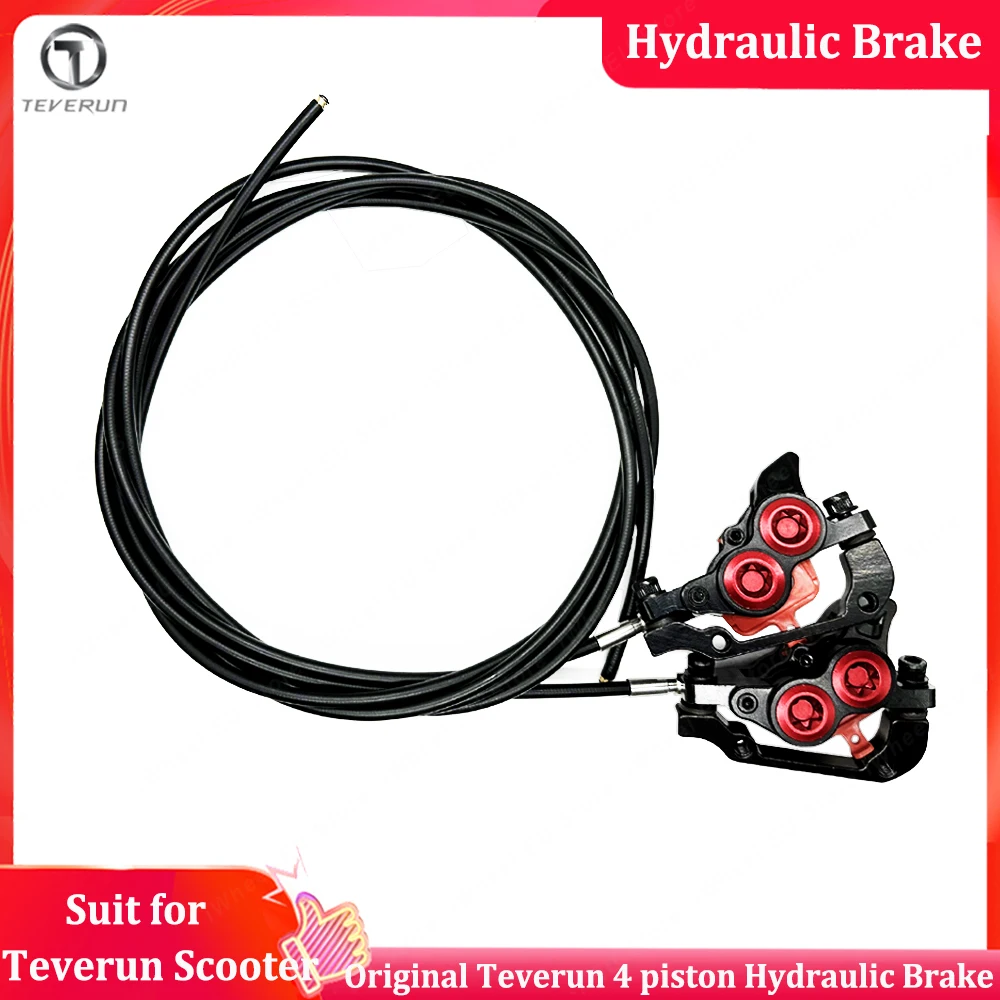 

Original Newest Teverun 4 Piston Oil Hydraulic Brake Kit Brake Lever Brake Caliper Suit for Fighter 11+ Supreme Ultra 7260R