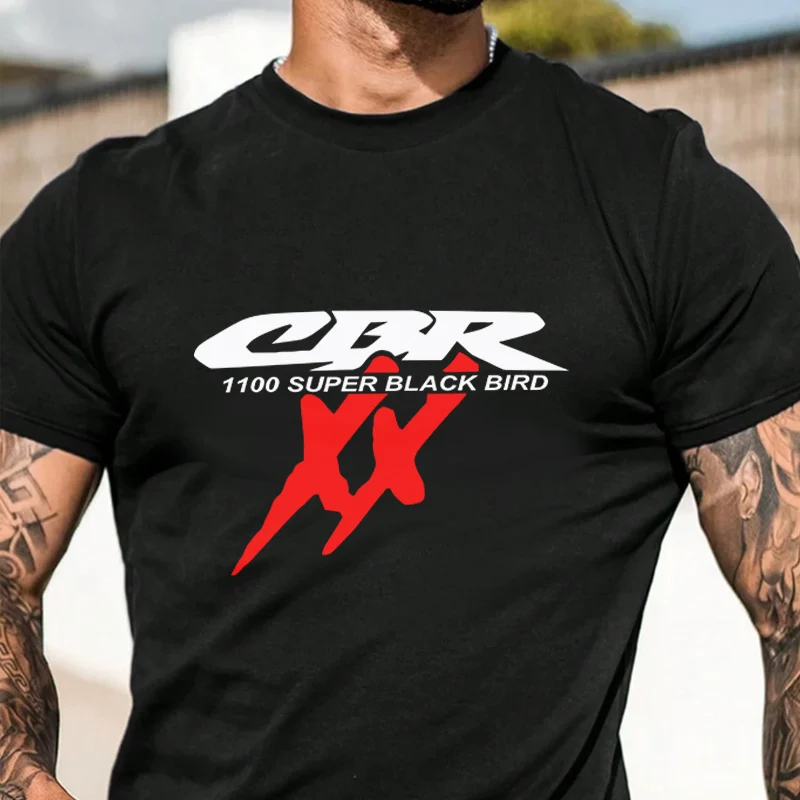 

Motorcycles Cbr 1100 Motorbike Moto Men's Graphic T-Shirt Fashionable Casual Street Style Suitable for Travel and Sports Tee