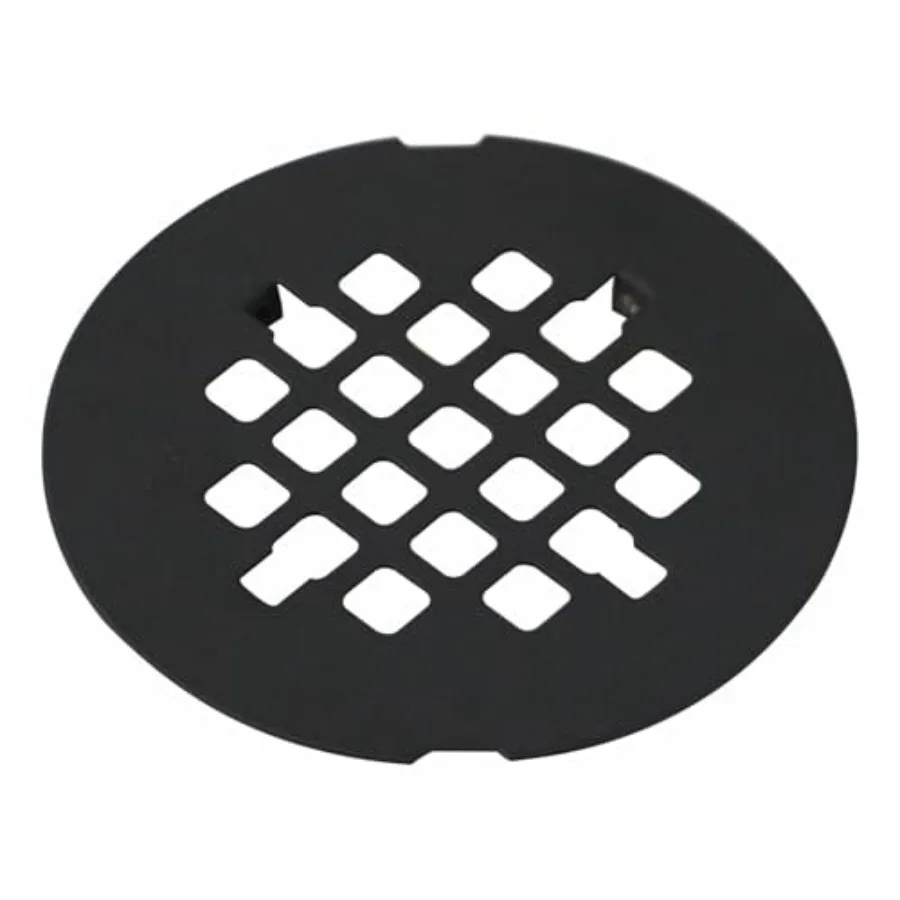 

Matte Snap-in Shower Drain Cover Replacement, Stainless Steel 4-1/4" OD Round Shower Strainer Grid Easy to Install