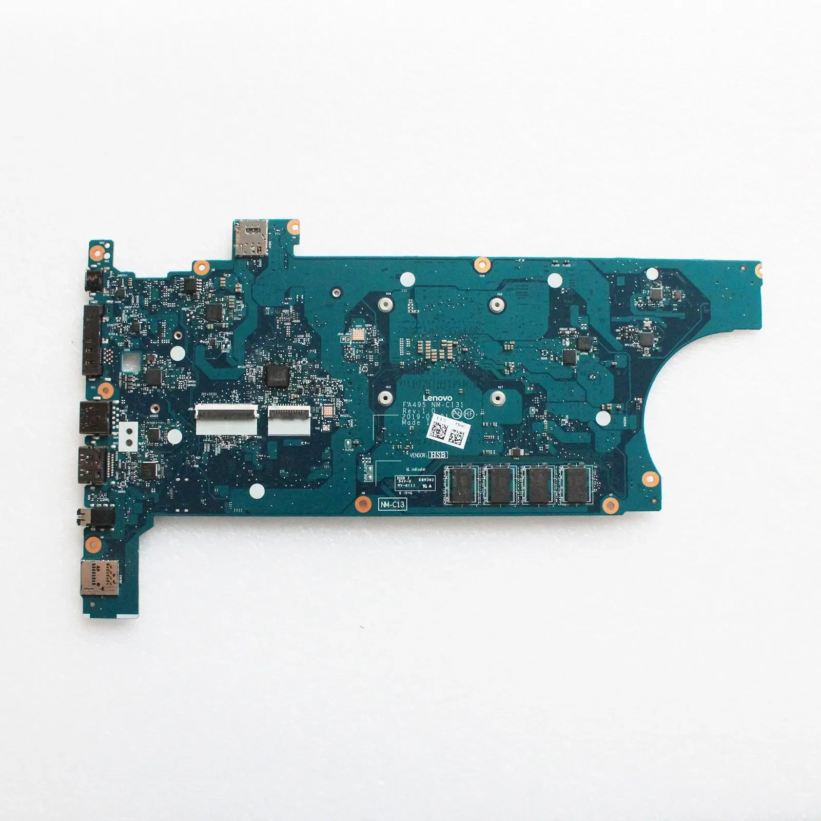 

Thinkpad T495 Laptop Motherboard for Lenovo NM-C131 Mainboard with R3-3300 R5-5500 R7-3700 8G RAM FA495