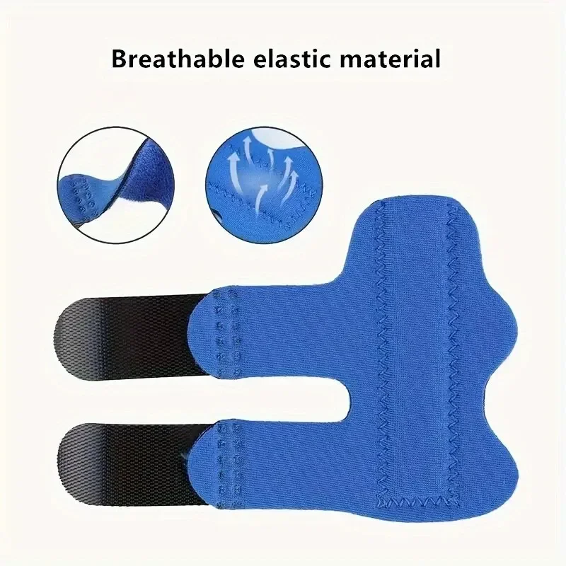1Pc Adjustable Finger Splint with Lightweight Aluminum Base - Provides Support and Relief for Injured Fingers - Fits 40-80kg