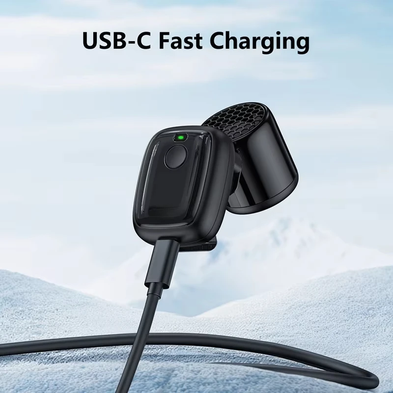 Clip Cap Fan Mini Portable Outdoor Small Fan Desktop Dual-use 1200mah Three Level Strong Wind Summer Cooling Artifact