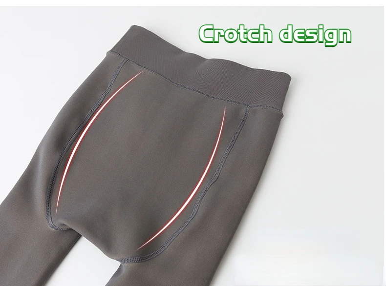 Winter Warme Thermische Strumpfhosen Nahtlose Transluzente Fleece Schlank Elastizität Strumpfhosen Frau Push-Up Verdicken Strümpfe Streetwear – Detail 14