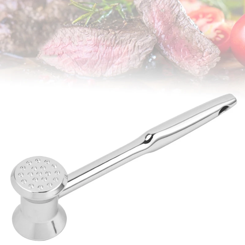 アルミ合金肉軟化剤肉ツール両面ステーキ牛肉チキンハンマー金属マレットキッチンツールドロップシッピング