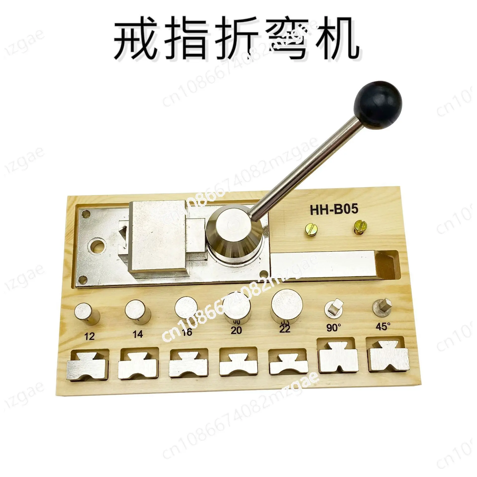 Ring Bending Machine for Gold, Silver, and Copper Rings, Press Bending and Rounding Tool for Jewelry Making and Forming