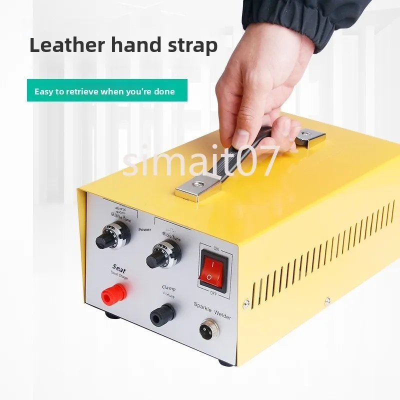 ماكينة لحام نقطي محمولة 100 أمبير - ماكينة لحام ليزر عالية الطاقة للمجوهرات والملف والأساور #4