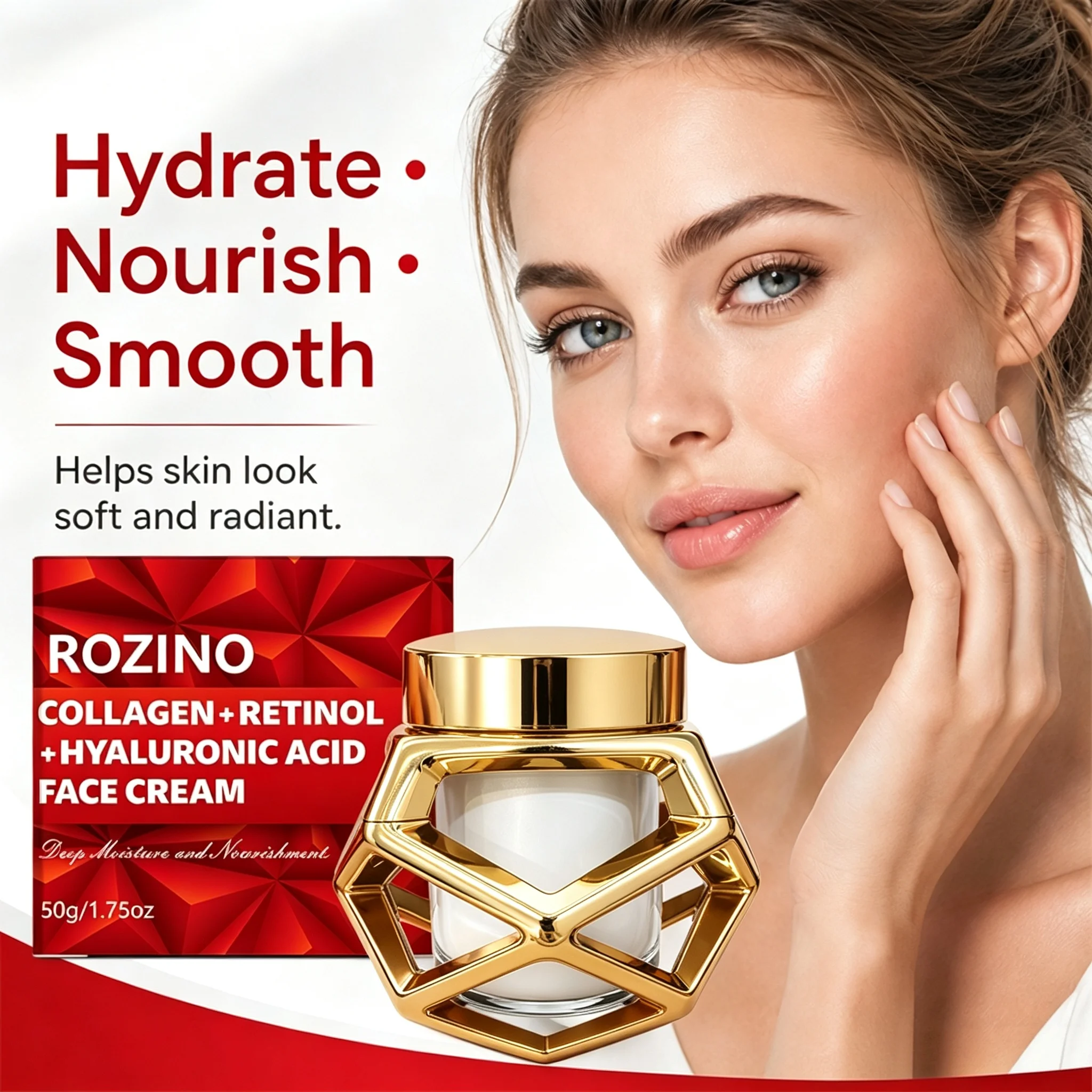 Rozino Hollow Red Metal Spheri - High Luxury Skincare review and price