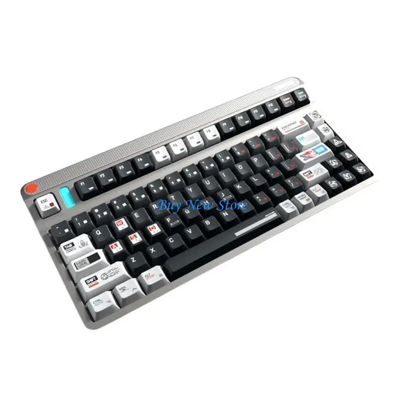 20CE 183Key Keycap Set يتميز ببرنامج Heat Sublimated Moon للوحة المفاتيح الميكانيكية #4