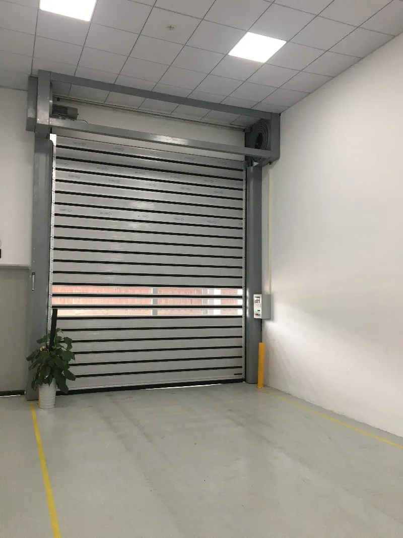 Customized Typhoon-Resistant Rigid High Speed Door Aluminum With Insulation High-speed Industrial Doors