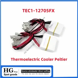 TEC1-12705FX moduł peltiera do chłodzenia termoelektrycznego 40*40*4mm TEC1 12705FX 12V 60W moduł termoelektryczny