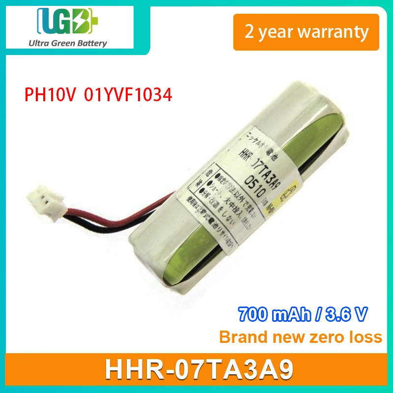 UGB New battery For HHR-07TA3A9 PH10V 01YVF1034 Rechargeable battery 3.6V 700mAh