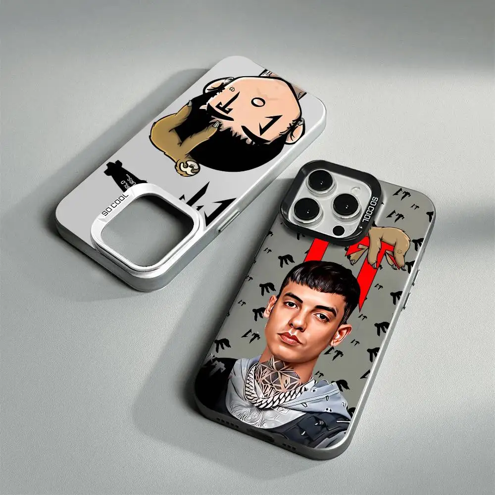 

Natanael Cano Rapper CT Phone Case For iPhone 17 16 15 14 13 12 11 Pro Max Plus Pro Colorful Shell