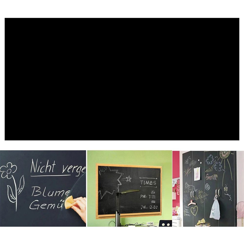 

45 *100cm Chalkboard Stickers Reusable Blackboard Removable Space-saving Decal DIY