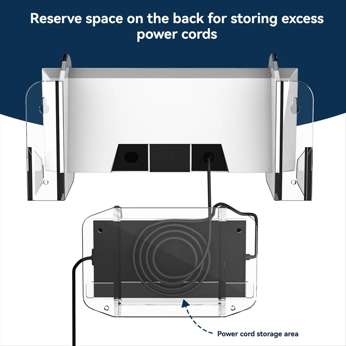 Hot Sale Split Wall Fixing Bracket for G3 Router for Power Adapter, Wall Mount for Gen 3 Router
