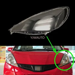 For Honda Fit Jazz Hatchback 2011~2013 Headlight Lens Car Headlamp Cover Replacement Car Light Glass Auto Shell
