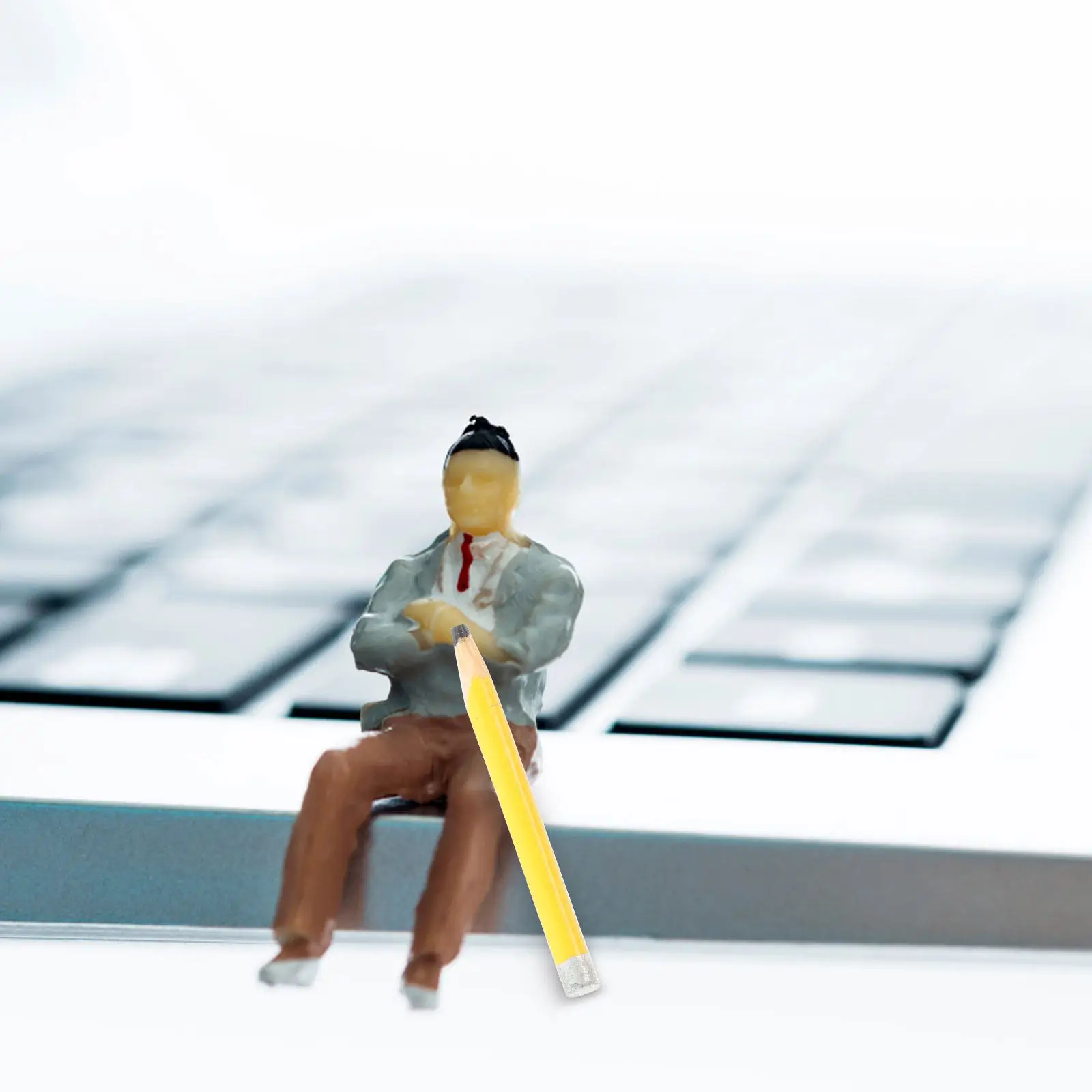 

Набор из 8 миниатюрных деревянных цветных карандашей для декора миниатюрных домиков, аксессуары для украшения рабочего стола