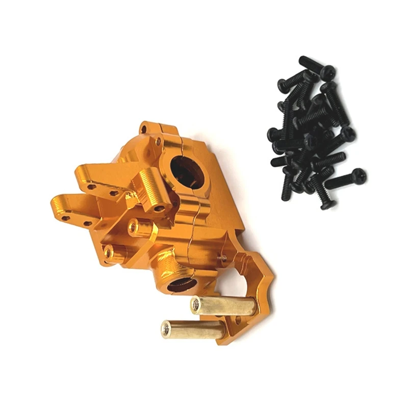 RC Car Upgrade Front Gear Box Housing Gear Box Kit For MJX 1/14 14301 14302 14303 14209 14210 RC Car Upgrade Parts Gold