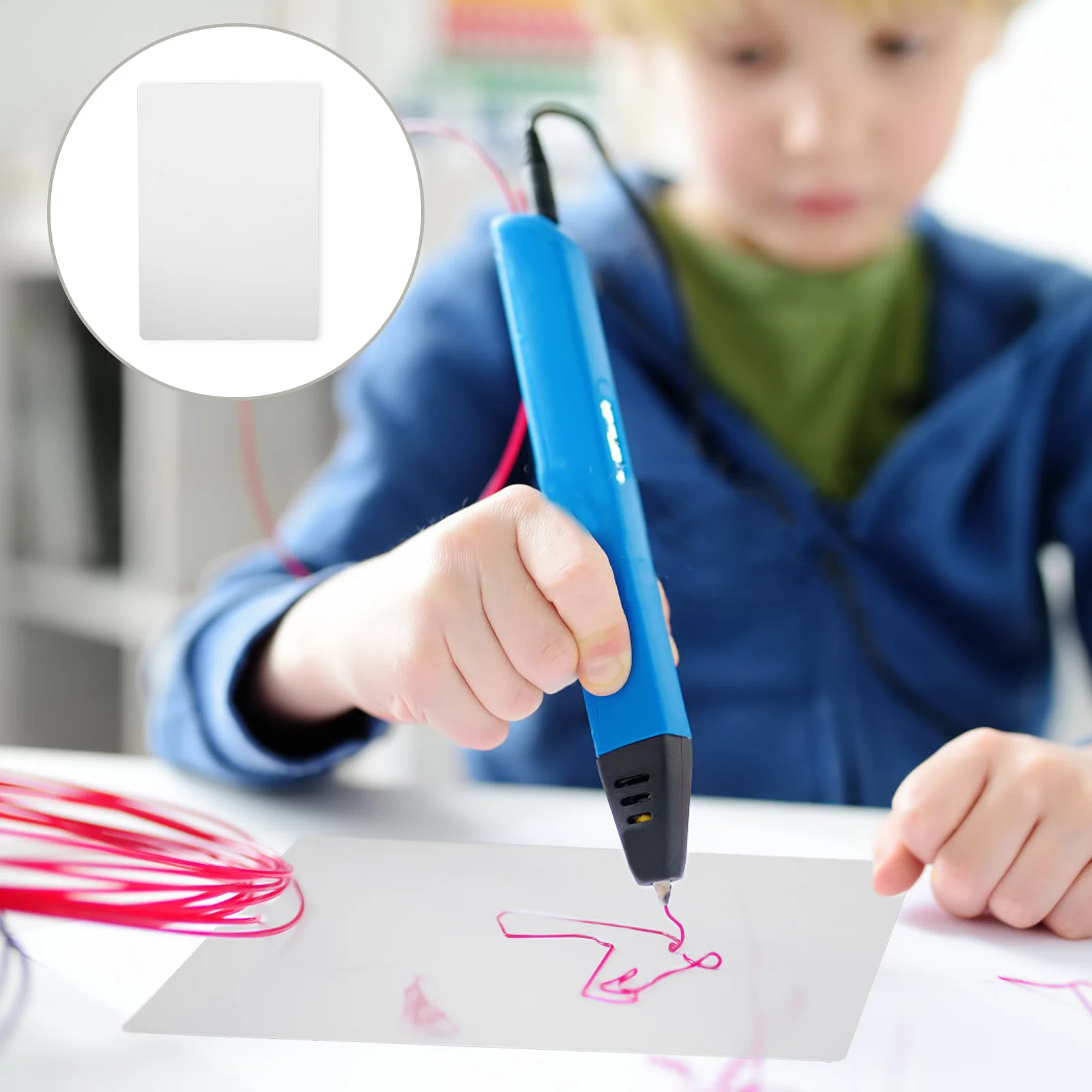 

10Pcs Translucent PVC Stencil Sheets 3D Drawing Effect Accessories Included for Creative Projects Foil Sheets for Crafts