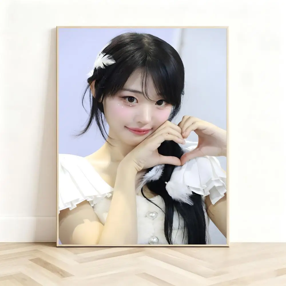 Gentle Idol Artist Q-QWER Hina Poster Classic Self-Adhesive PP Wall Sticker for Living Room Bar Decor Gift