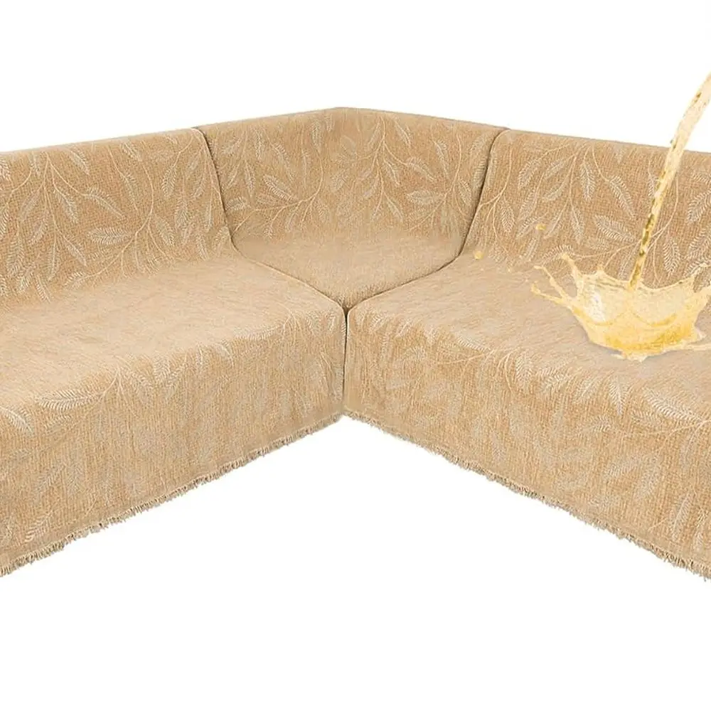 

1OO% Waterproof Sectional Couch Covers for Dogs L Shaped Corner Sofa Cover Washable Chenille Sofa Slipcovers Blanket Modern Jacq