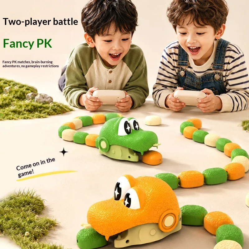 new model  Remote Control Snake Toy Rc Magnetic Induction Game Interactive Battle Party Game Gift For Adults Boys