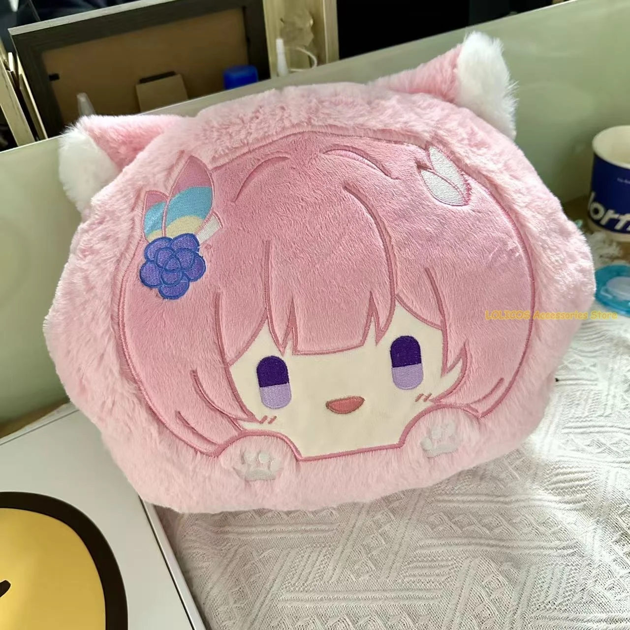 

Аниме Cyrene Honkai: Star Rail 40 см, милая мультяшная грелка для рук, подушка для косплея, подарок Dango, зимняя милая подушка для спины