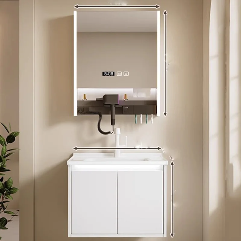 

White Organizer Bathroom Cabinet Storage Toilet Display Partitions Drawers Paper Modern Cupboard Luxury Gabinete Home Furniture