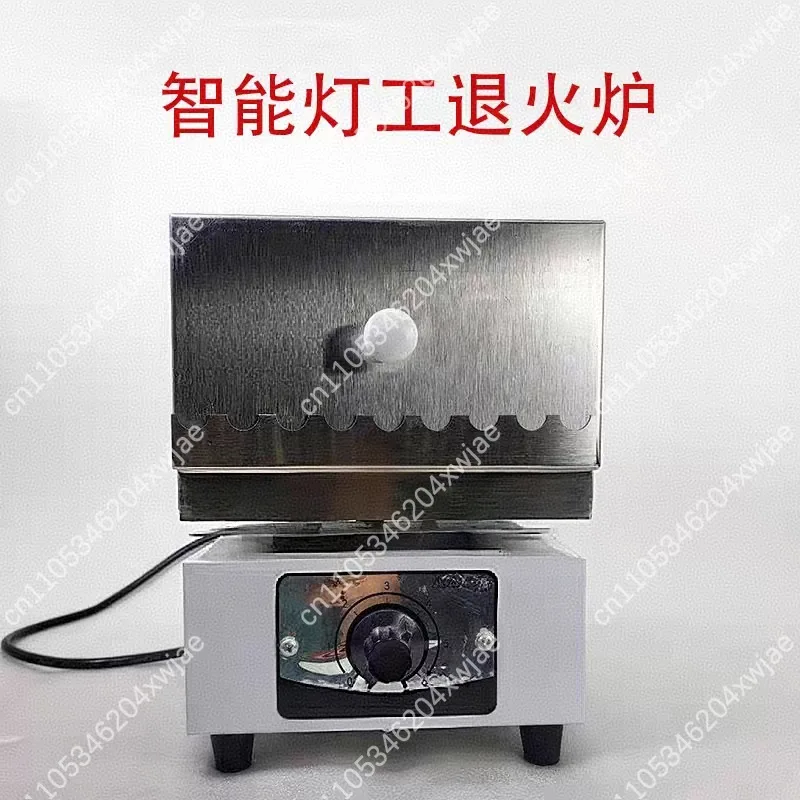 Mini Glass Annealing Kiln Desktop Lampwork Bead Preheating Oven Furnace for Flameworking Jewelry Craft