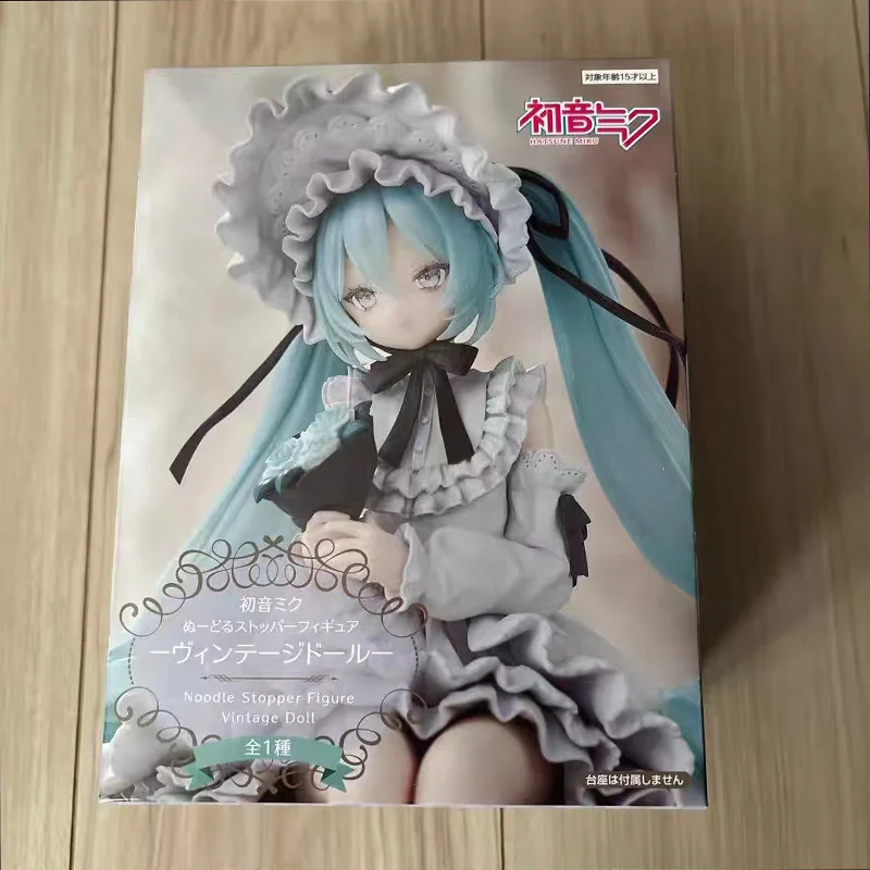 

[Original Genuine] In Stock Furyu Hatsune Miku Noodle Stopper Vintage PVC Anime Figure Model Collector Figurine Toys Doll Gift