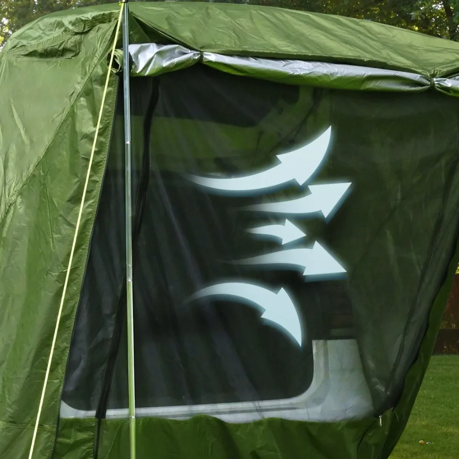 Auto achterklep schaduw luifel