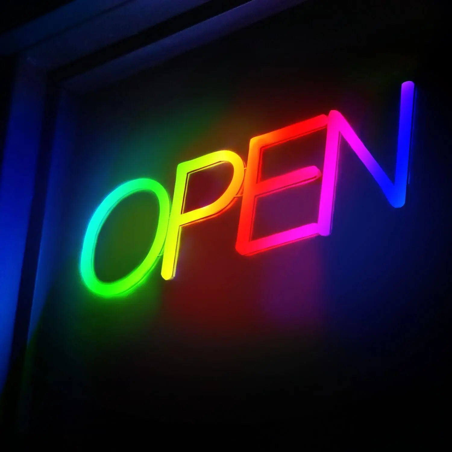 Open Signs for Business Ultra Bright with ON/OFF Switch for Storefront Window Glass Door Shop Store Florists Bar Salon Cafes Pub