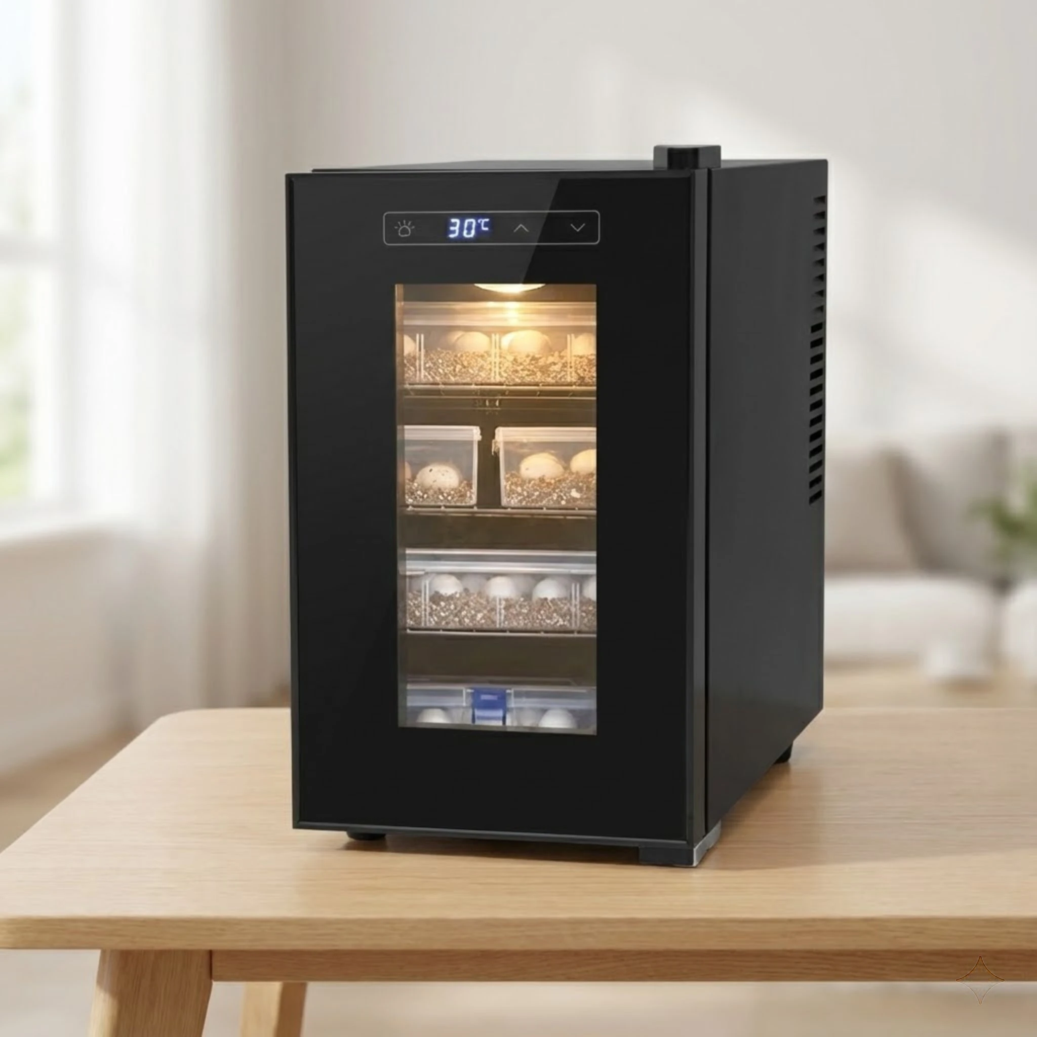 

Инкубатор для яиц рептилий для инкубационной коробки для змеи, ящерицы, черепахи, 23 л, большая емкость, нагревание, охлаждение, управление сенсорным экраном