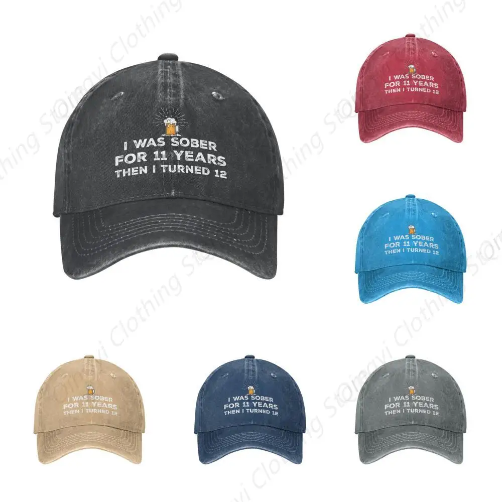 

Funny Hat I was Sober for 11 Years Then I Turned 15 Hat for Men Baseball Hat Trendy Hat Deep Heather