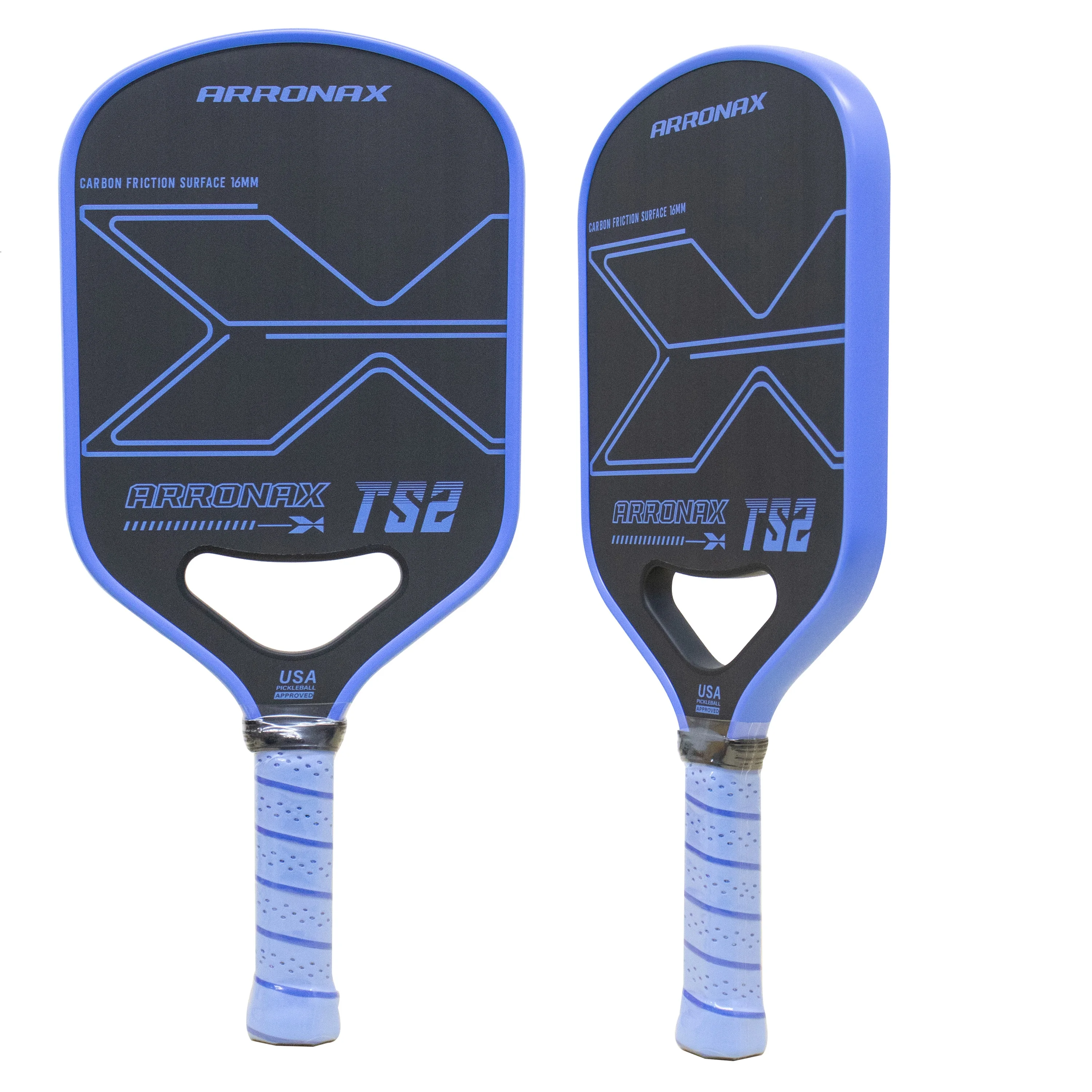 

Thermoformed Pickleball Rackets with Honeycomb Core, Carbon Fiber Face, Lightweight Pickleball Paddle for Men and Women