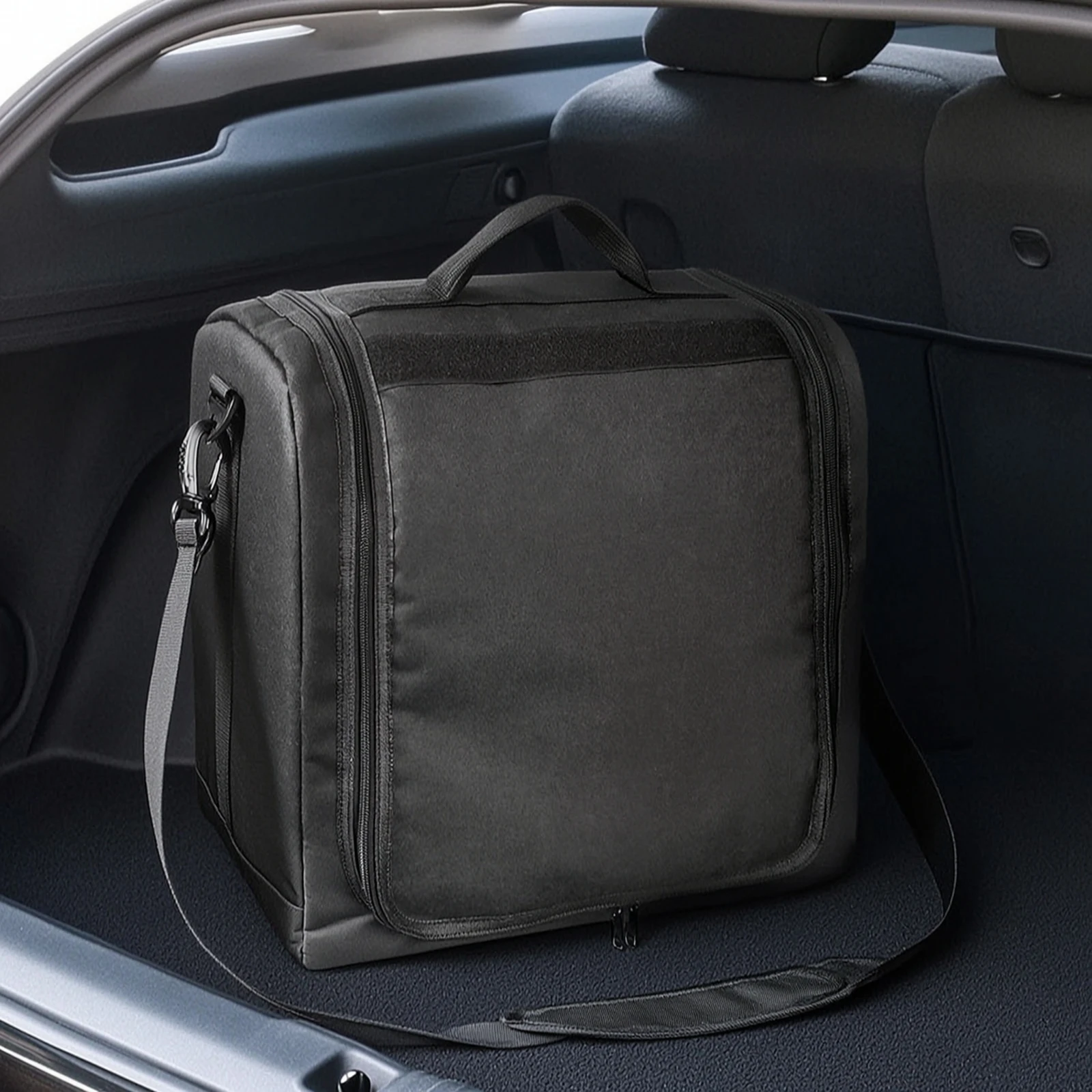 Baseball Cap Travel Case Soft-Sided Baseball Cap Storage Case Hat Organizer Bag Sturdy Padded for Travelers, Closet view 6