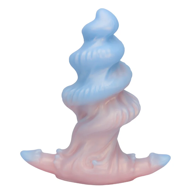 Anal Plug Dildo Light Pink Blue Spiral Silicone Wearable Anal Dilator G-Spot Stimulation Masturbator Prostate Massager Sex Toy18