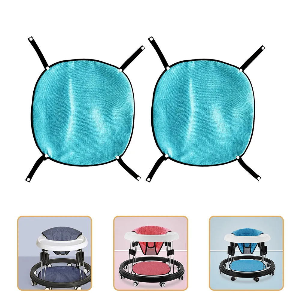 

2pcs Baby Walker Footrest Universal Fit Soft Non-Slip Pad For Toddler Walking Support Newborn Gift Foot Cushion Walker