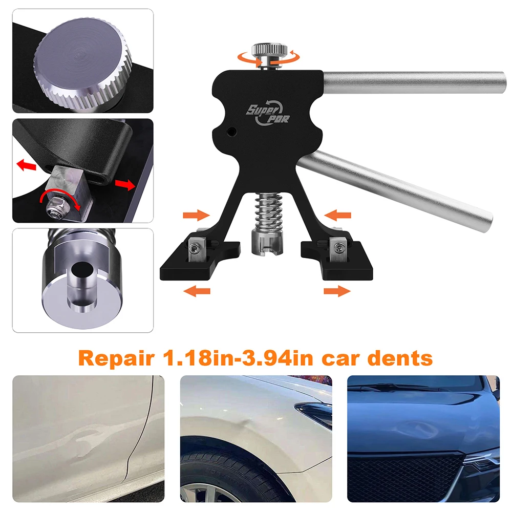 Super PDR Professional Car Dent Puller Remover Automotive Body ventosa strumenti di riparazione senza vernice kit di rimozione per ammaccature per auto