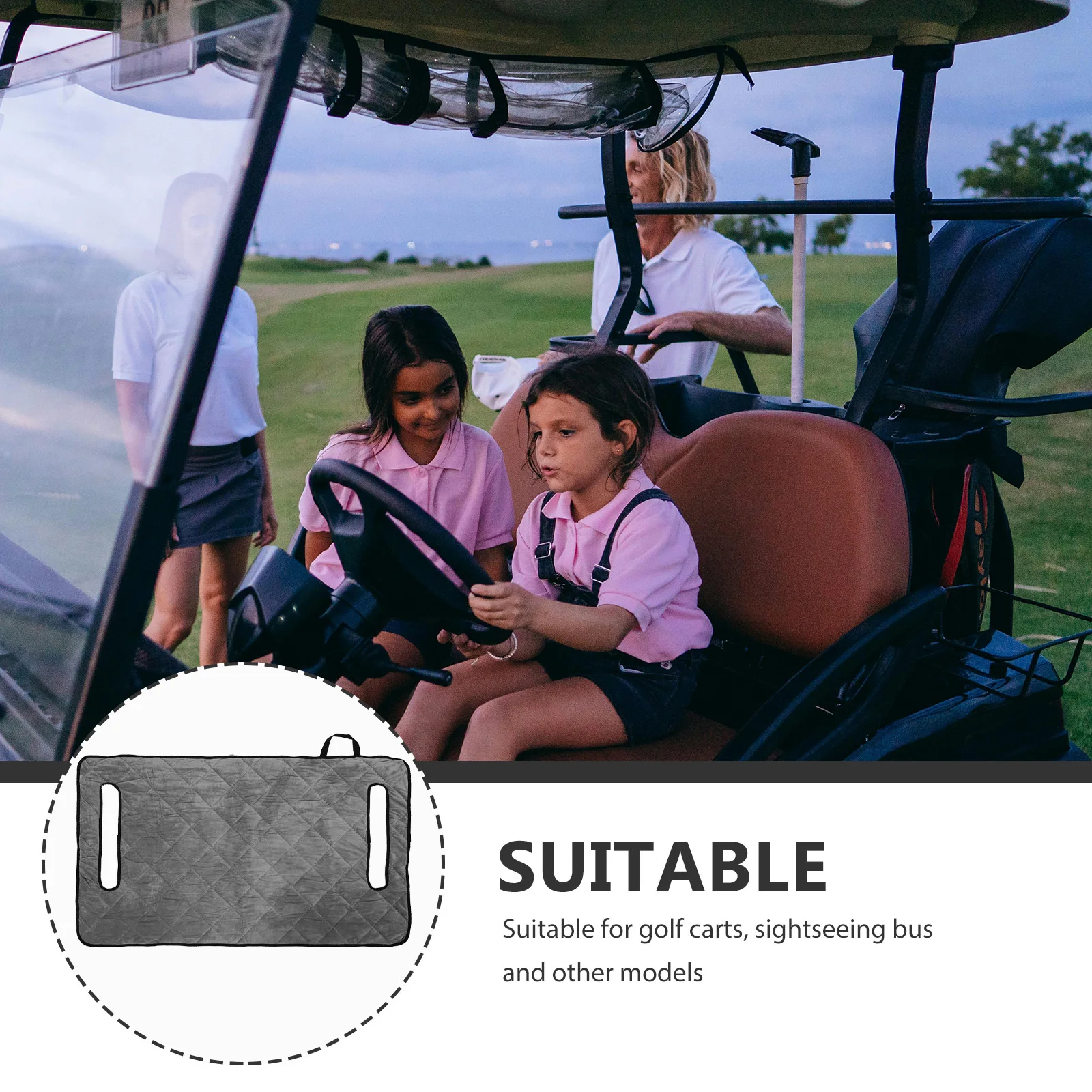 

Cover Durable Waterproof Outdoor Seat Protector For Carts Sightseeing Cars Seat Golf Cart Covers Golf Cart Accessories