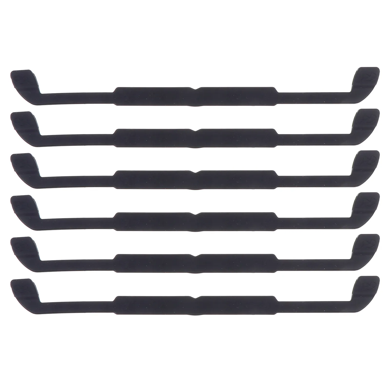 6Pcs Premium Silicone Glasses Ropes Non-Slip Elastic Hanging Strap Fits Frame Width 2.5-16Mm for Sunglasses Eyeglasses Outdoor