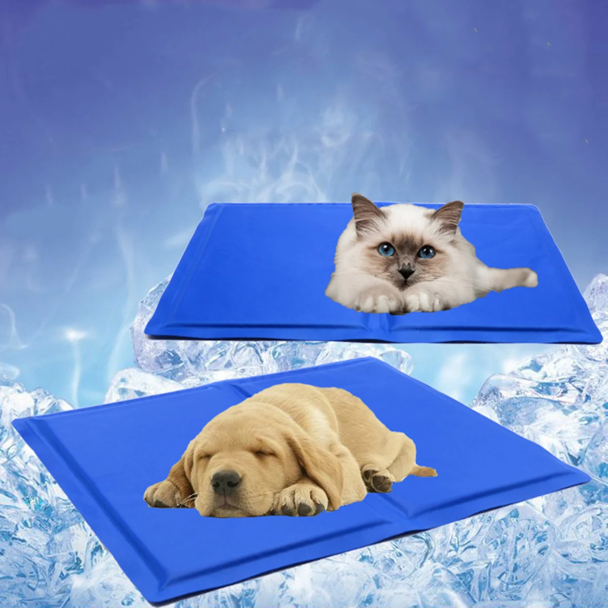 1pc-Haustierkühlkissen, selbst kühlende Hunde bett matte, sommerliche Wärmeentlastungs-Hunde kissen matte Schlaf decke
