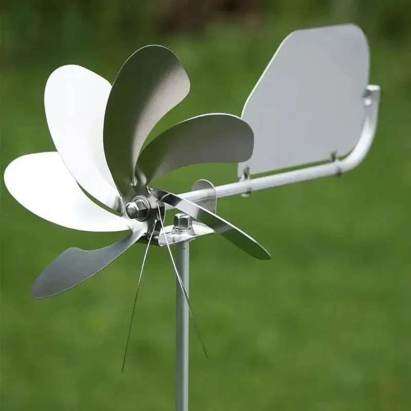 

Unique and Magical Metal Windmill Wind Spinner Wind Power Kinetic Sculpture Outdoor Garden Lawn Decor Rotating Windmill Ornament