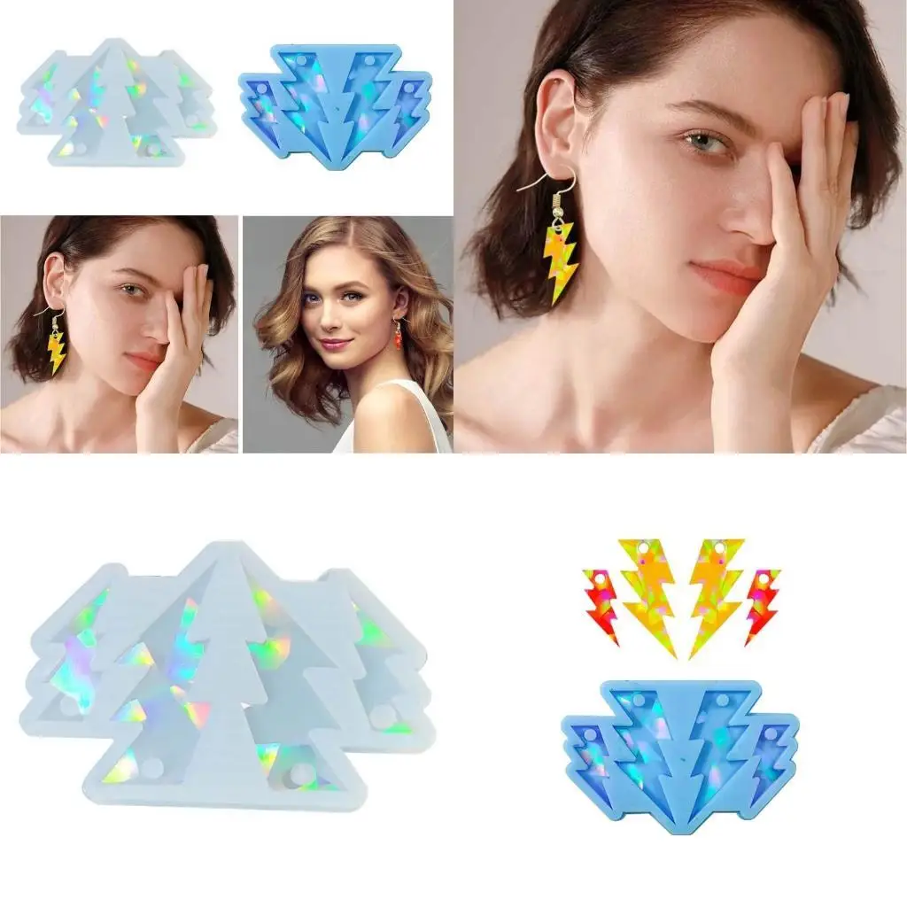 

P9FE Голографическое освещение силиконовая плесень с отверстием света света.