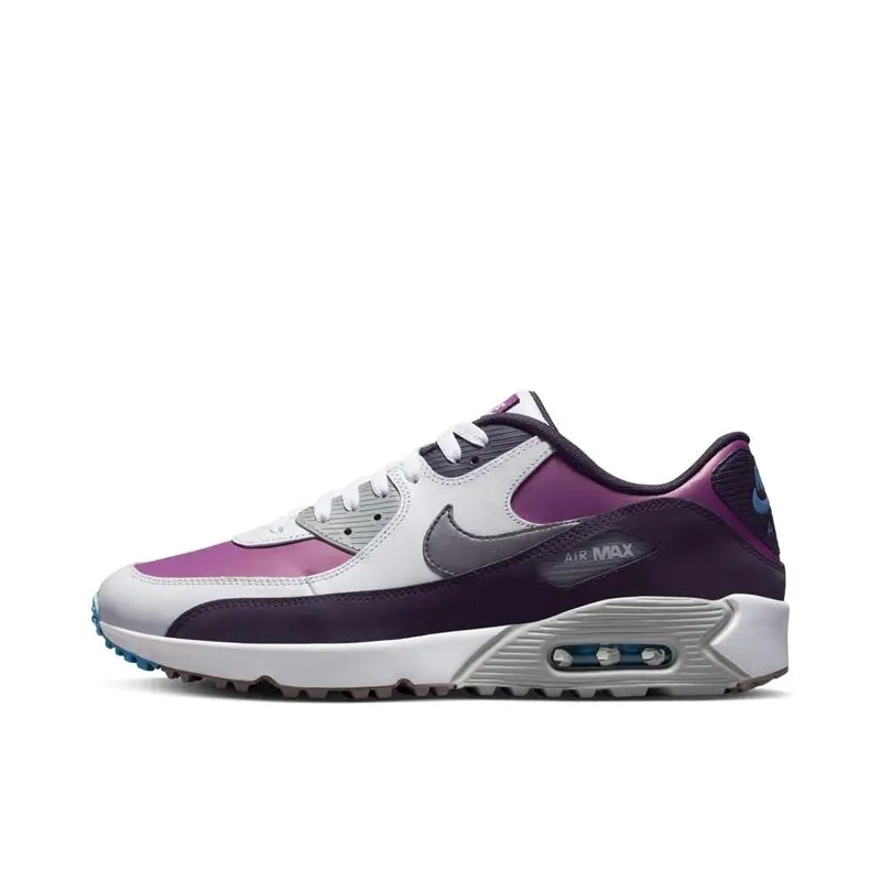 Nike Air Max 90 Men's Running Shoes Durable and Breathable Retro Waffen Shoes Forrest Gump Running Shoes Green/Grey