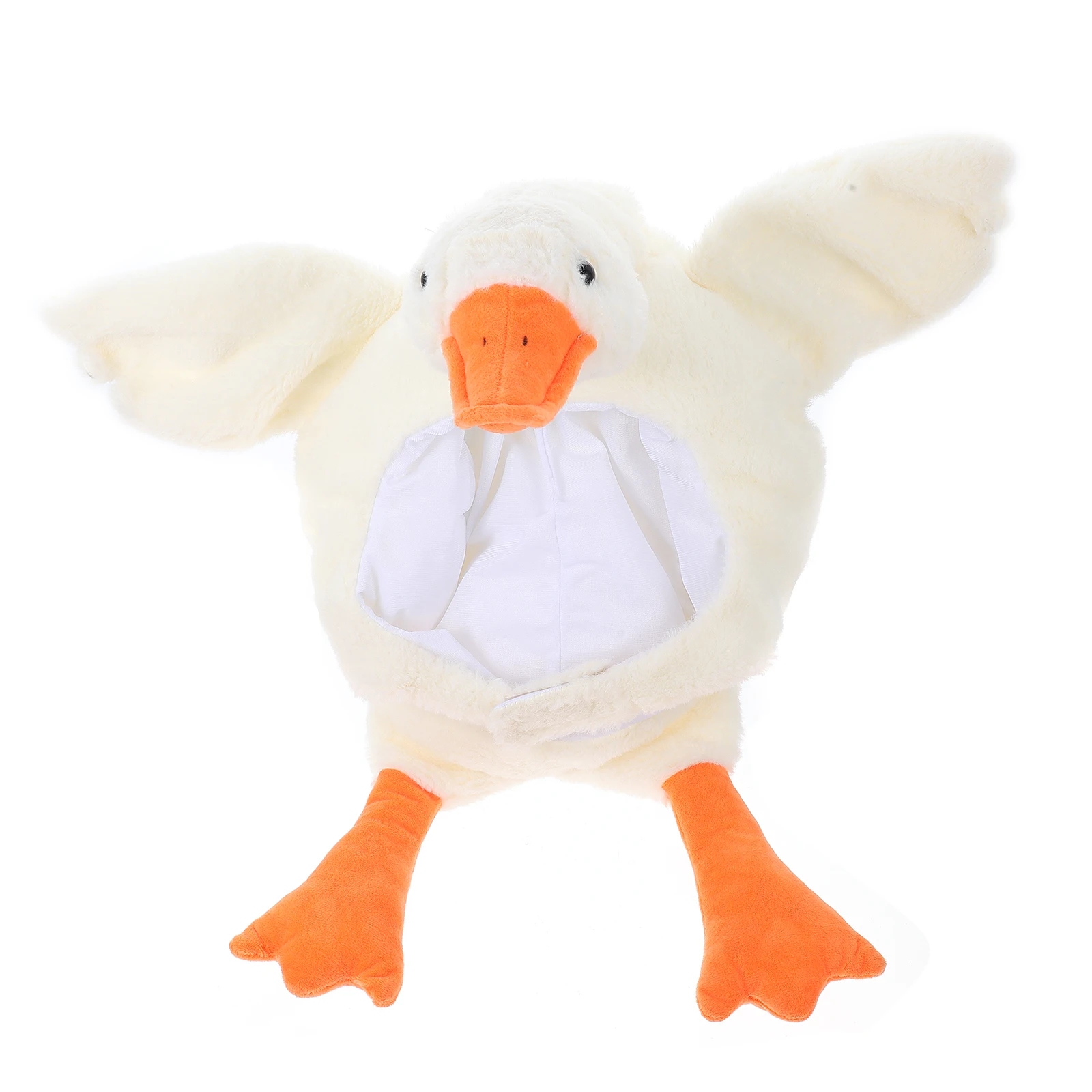 

White Goose Head Hat Material Photo Prop Festival Party Accessories Cosplay Lovely Design Gentle Idea Family